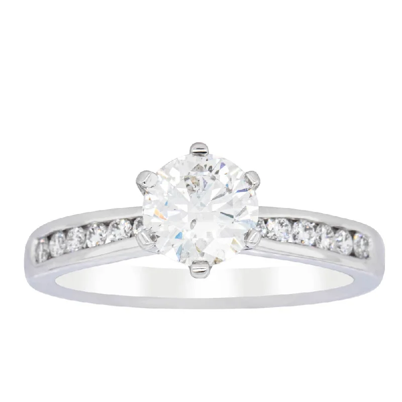 Premium Diamond Jewelry For Unforgettable Moments 18ct White Gold 1.00ct Diamond Avalon Ring