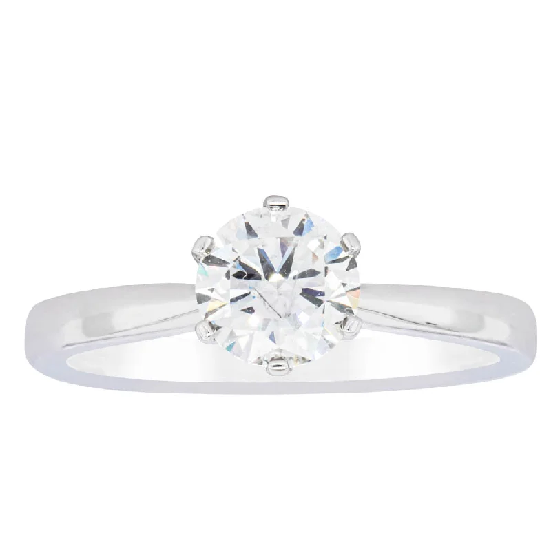 Jewelry Clearance – Final Chance To Save Big 18ct White Gold 1.00ct Diamond Nova Ring