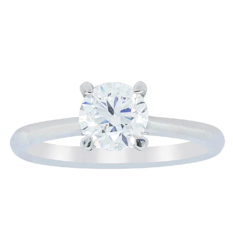 Unique Jewelry Designs Now At Discounted Rates 18ct White Gold 1.01ct Flawless Diamond Ring