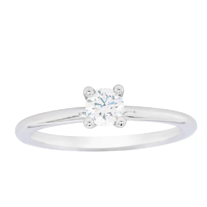 The Perfect Jewelry Piece At The Perfect Discount 18ct White Gold .30ct Diamond Melba Ring