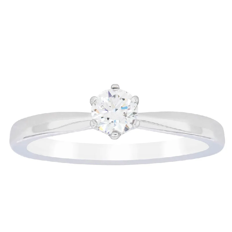 Shine Without Limits – Jewelry Sale Happening Now 18ct White Gold .30ct Diamond Nova Ring