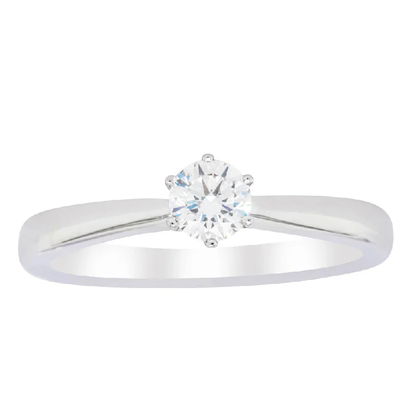 Premium Diamond Jewelry At Once-In-A-Lifetime Discounts 18ct White Gold .33ct Diamond Nova Ring