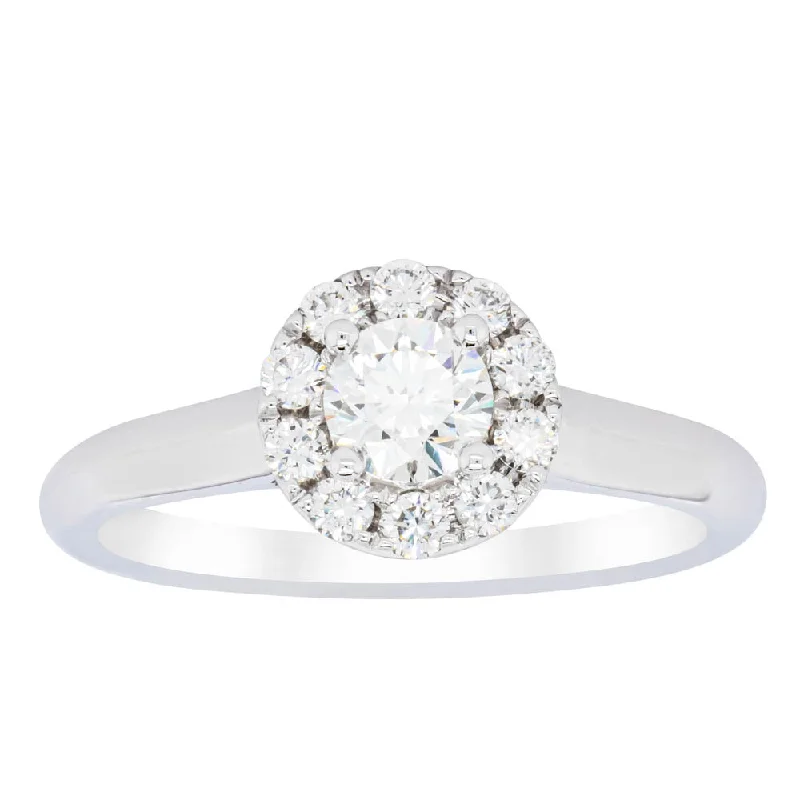 Huge Savings On Timeless Jewelry Collections 18ct White Gold .40ct Diamond Eclipse Ring