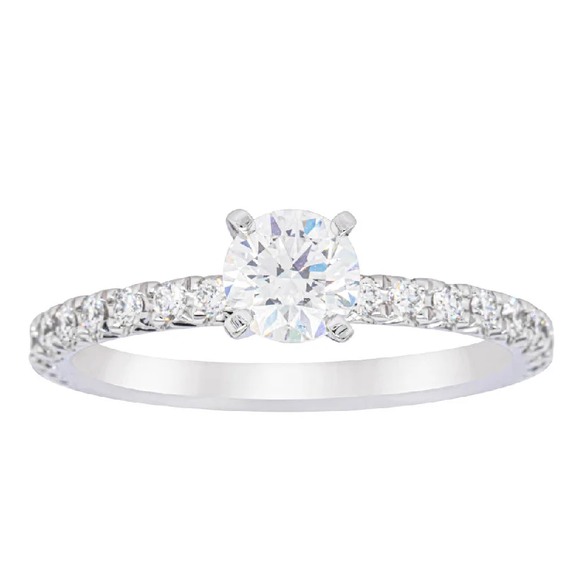 Exclusive Jewelry Sale – Shine For Less 18ct White Gold .50ct Diamond Comet Ring