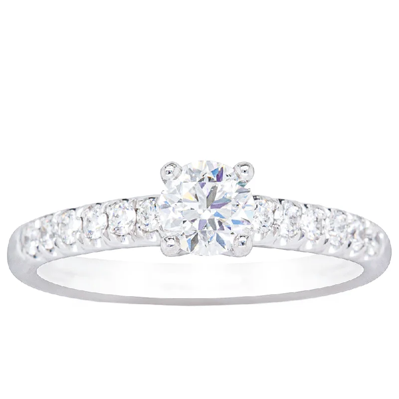 High-Quality Jewelry At A Fraction Of The Cost 18ct White Gold .50ct Diamond Meridien Ring
