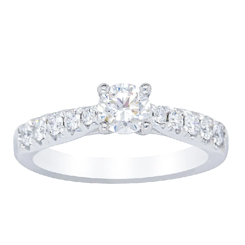 Jewelry Clearance – Final Chance To Save Big 18ct White Gold .50ct Diamond Phoenix Ring
