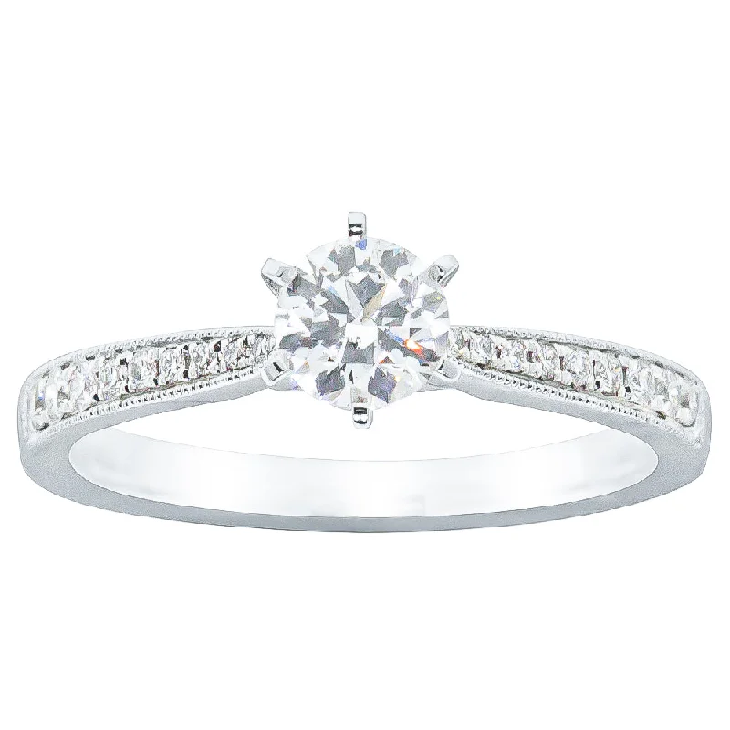 Limited-Stock Jewelry Sale – Once It's Gone, It's Gone 18ct White Gold .50ct Diamond Zenith Ring