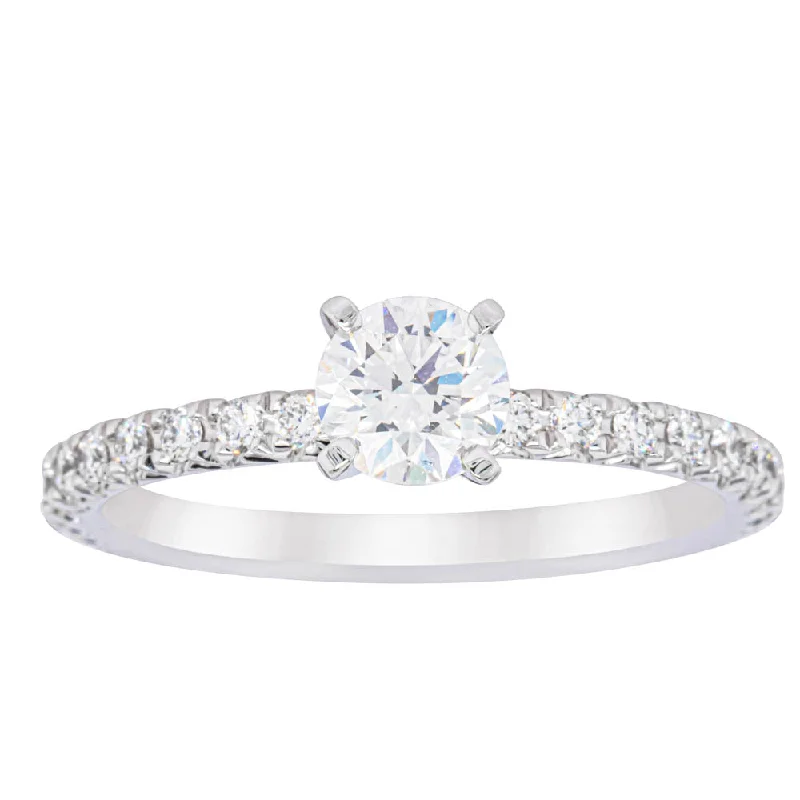 Shop Jewelry That Shines Without The High Price 18ct White Gold .51ct Diamond Comet Ring