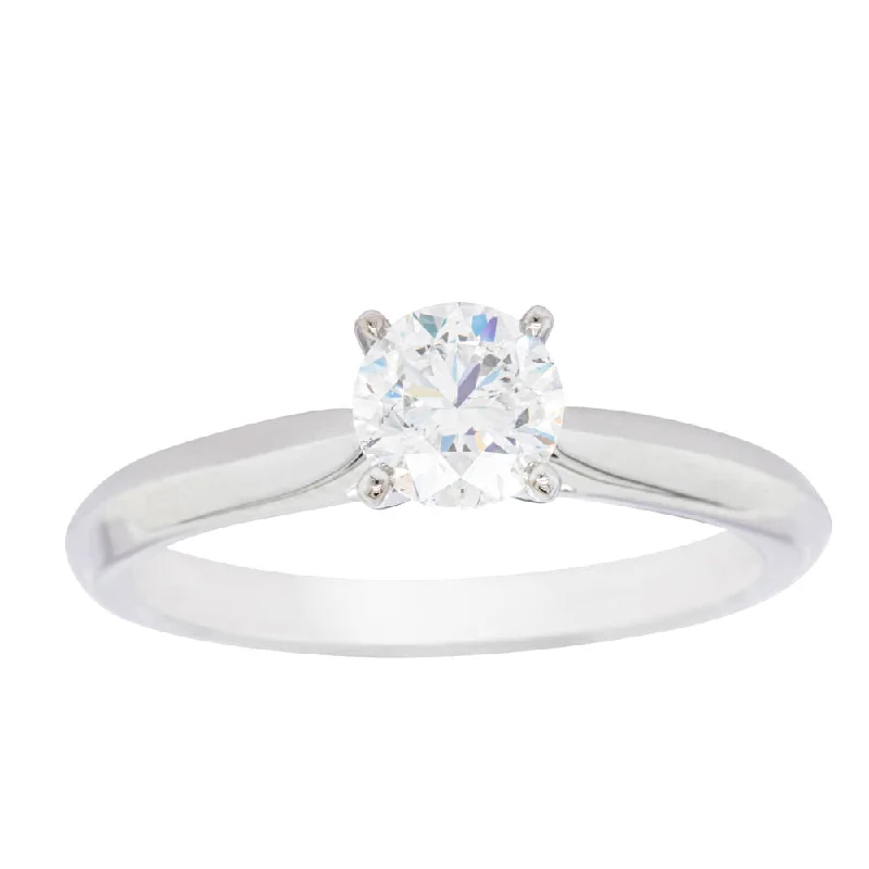 Your Perfect Accessory Now At The Best Price 18ct White Gold .60ct Diamond Venetian Ring