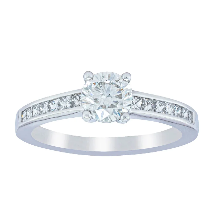 Exclusive Jewelry Offers – Sparkle For Less 18ct White Gold .70ct Diamond Riviera Ring