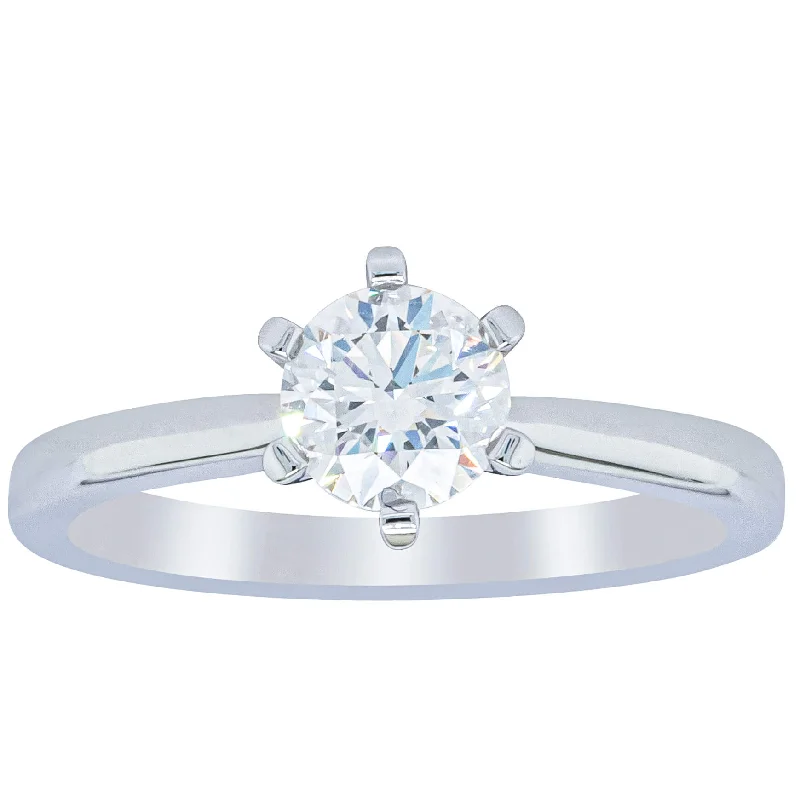 Exclusive Jewelry Discounts – Shop Now For Savings 18ct White Gold .70ct Reclaimed Diamond Capri Ring