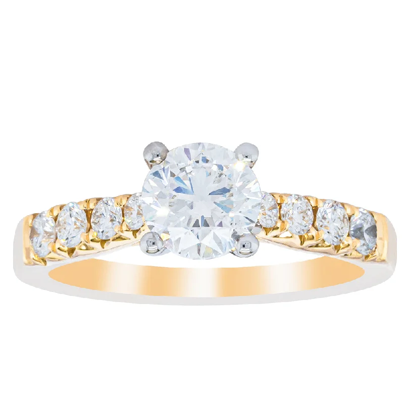 Luxury Jewelry Sale – Sparkle For Less 18ct Yellow Gold 1.00ct Diamond Phoenix Ring