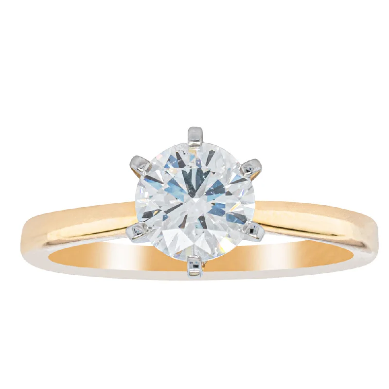 Handcrafted Beauty At Affordable Prices 18ct Yellow Gold 1.01ct Diamond Capri Ring