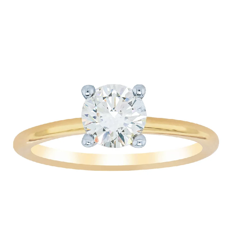 Limited-Time Offer On Elegant Jewelry Pieces 18ct Yellow Gold 1.01ct Diamond Melba Ring