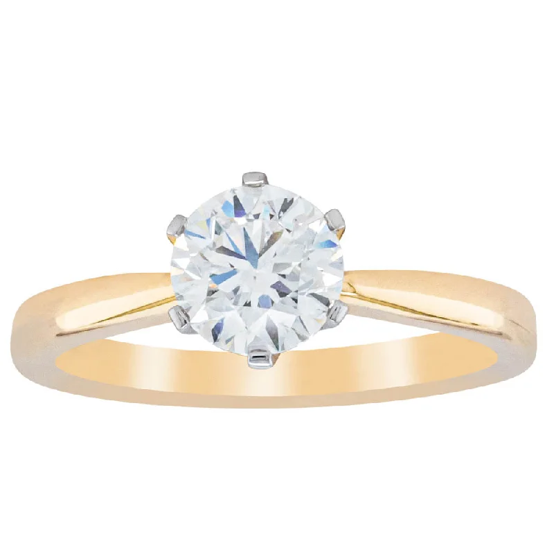 Don't Miss Out On Jaw-Dropping Jewelry Discounts 18ct Yellow Gold 1.01ct Diamond Nova Ring