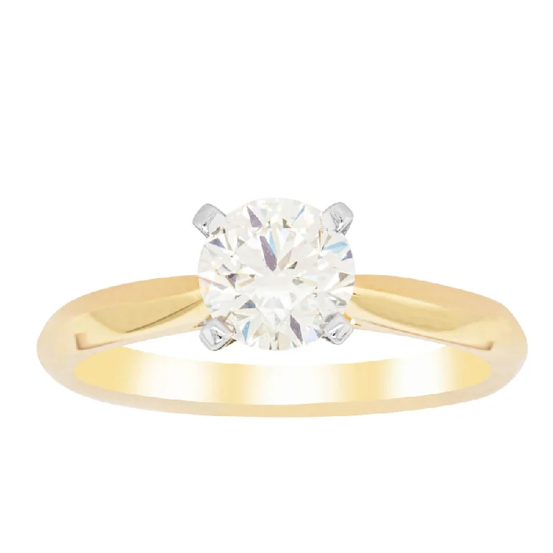 Don't Miss Out On Jaw-Dropping Jewelry Discounts 18ct Yellow Gold 1.01ct Diamond Venetian Ring