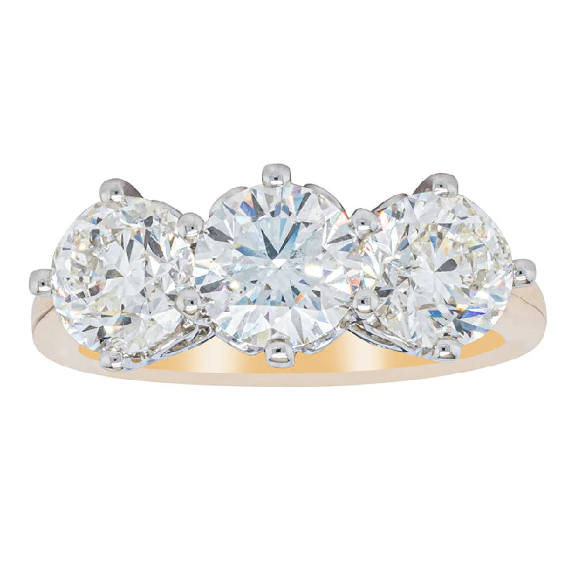Make Your Outfit Shine With Discounted Jewelry 18ct Yellow Gold 3.02ct Diamond Coronado Ring