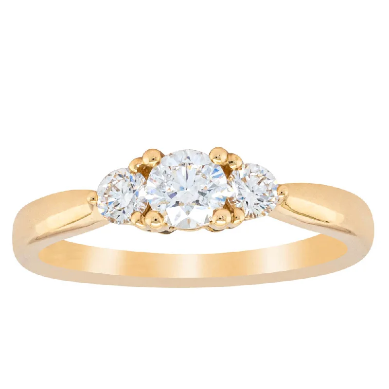 Exclusive Jewelry Sale – Limited-Time Discounts 18ct Yellow Gold .30ct Diamond Elysian Ring