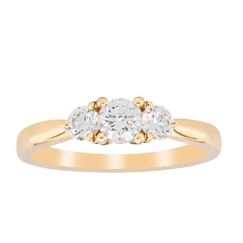 Jewelry Deals That Outshine The Rest 18ct Yellow Gold .30ct Diamond Elysian Ring