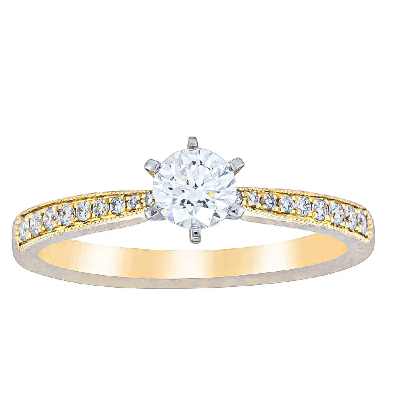 Seasonal Jewelry Clearance – Best Styles At The Lowest Prices 18ct Yellow Gold .30ct Diamond Zenith Ring
