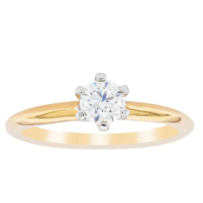 Jewelry Deals That Outshine The Rest 18ct Yellow Gold .40ct Diamond Cosmopolitan Ring