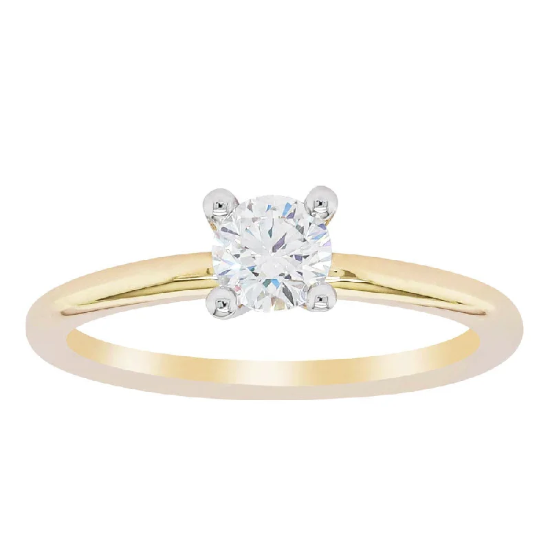 Elegant Designs, Unbeatable Discounts – Shop Jewelry Now 18ct Yellow Gold .40ct Diamond Melba Ring