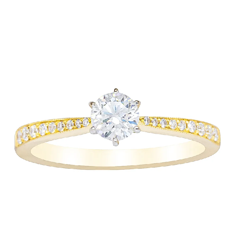 Bestselling Jewelry At Special Promotional Rates 18ct Yellow Gold .40ct Diamond Zenith Ring