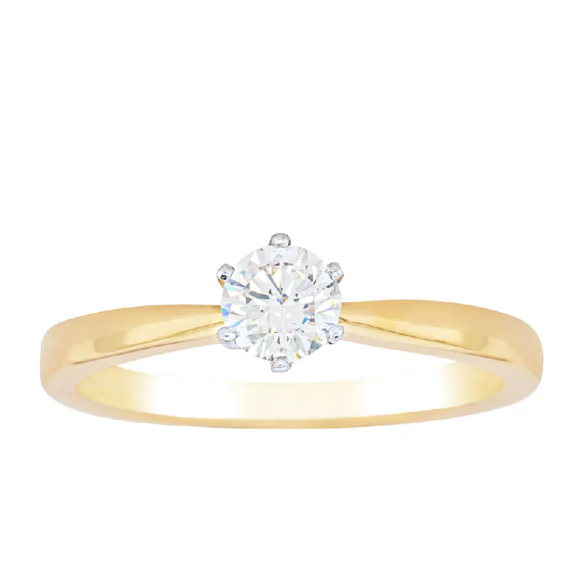 Fashion-Forward Jewelry At Incredible Prices 18ct Yellow Gold .41ct Diamond Nova Ring