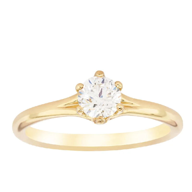 Flash Deals On Fine Jewelry – Shop Before It's Gone 18ct Yellow Gold .48ct Diamond Grace Ring