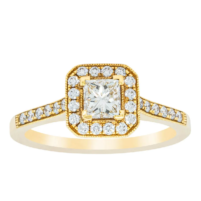 Trending Jewelry Now Available At Exclusive Prices 18ct Yellow Gold .50ct Diamond Mandalay Ring