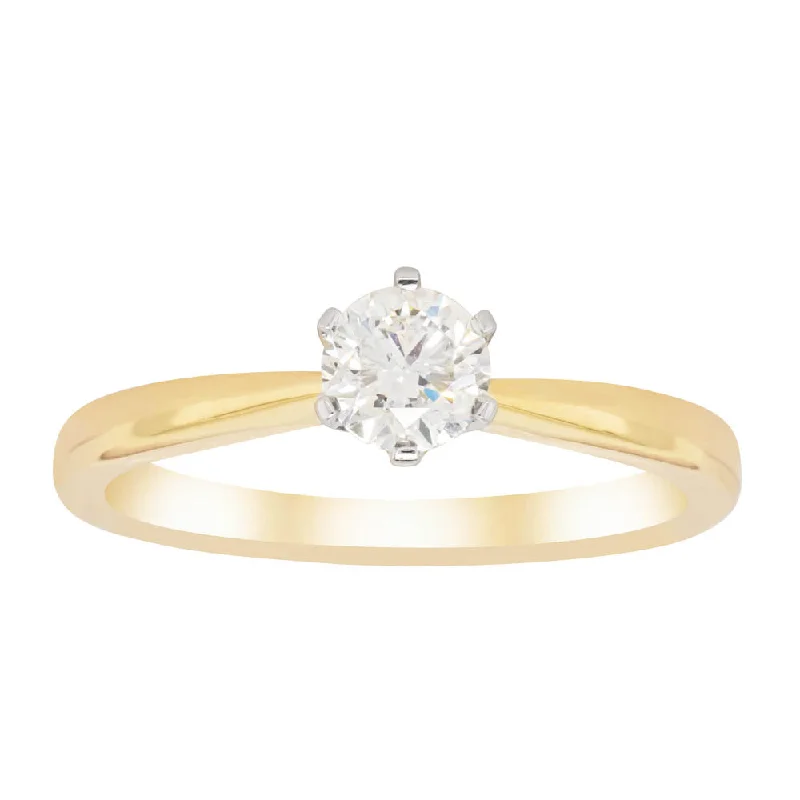 Get Ready To Sparkle – Special Jewelry Discounts 18ct Yellow Gold .50ct Diamond Nova Ring