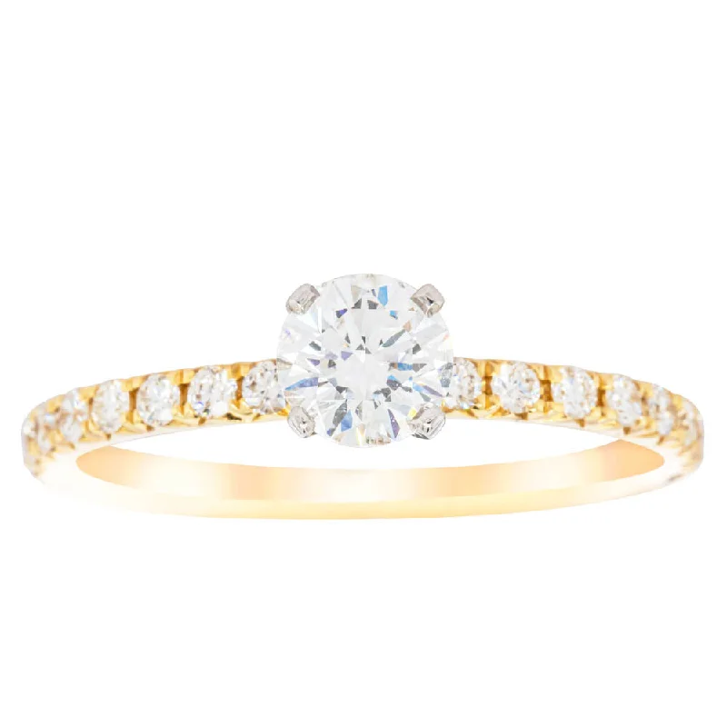Shop Dazzling Jewelry With Special Promotional Discounts 18ct Yellow Gold .52ct Diamond Comet Ring