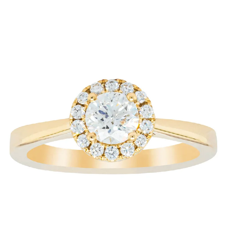 Personalized Jewelry Sale – Meaningful Gifts At Great Prices 18ct Yellow Gold .52ct Diamond Nina Ring