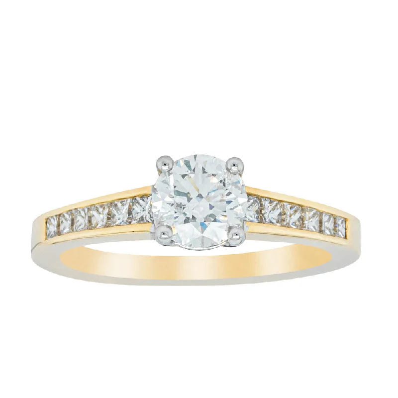 Sparkle For Less – Shop Our Limited-Time Jewelry Deals 18ct Yellow Gold .70ct Diamond Riviera Ring