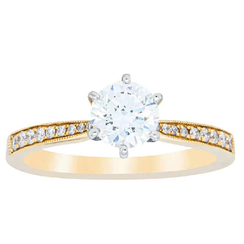 Seasonal Jewelry Deals – Elevate Your Style 18ct Yellow Gold .70ct Diamond Zenith Ring