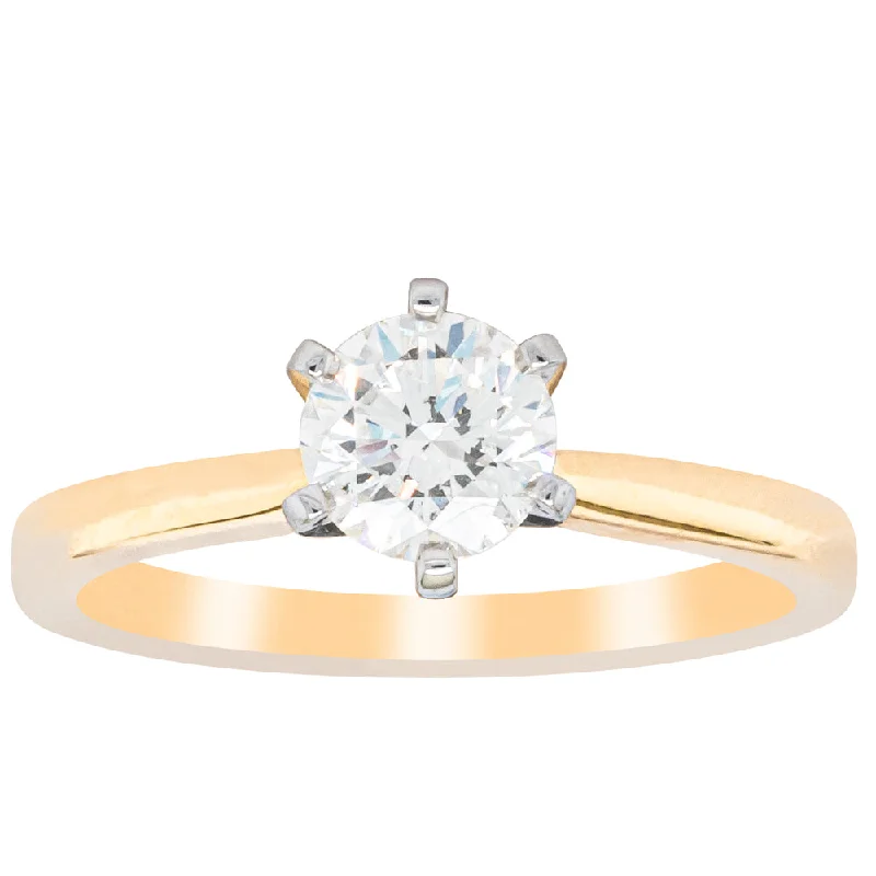 Get The Jewelry You Love At A Price You Love 18ct Yellow Gold .79ct Diamond Capri Ring