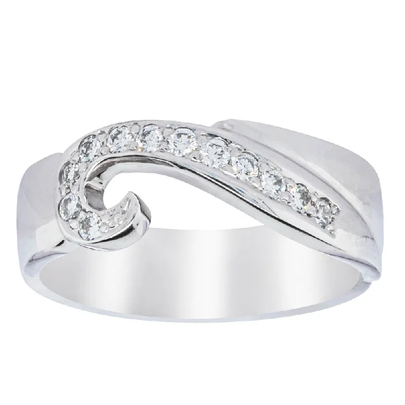 Exclusive Jewelry Offers – Shine For Less Deja Vu 18ct White Gold .20ct Diamond Ring