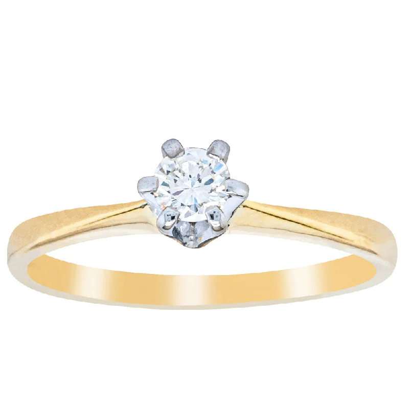 Jewelry Sale – Exclusive Styles At Lower Prices Deja Vu 18ct Yellow Gold .06ct Diamond Ring