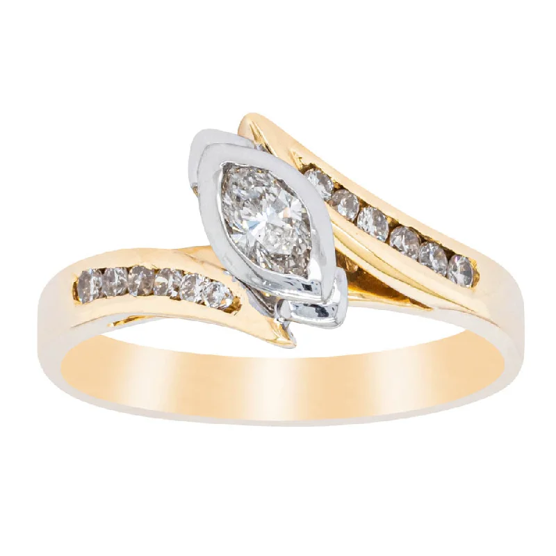 Must-Have Jewelry At Unbelievable Discounts Deja Vu 18ct Yellow Gold .25ct Marquise Cut Diamond Ring Must-Have Jewelry At Unbelievable Discounts Deja Vu 18ct Yellow Gold .25ct Marquise Cut Diamond Ring