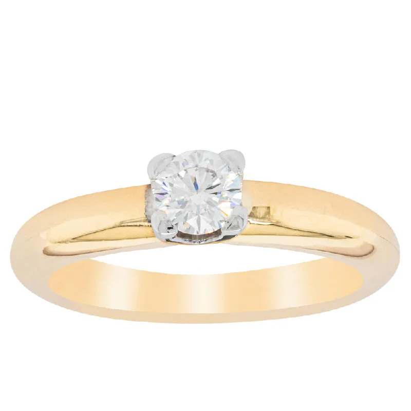 Unmissable Jewelry Sale – Shop Before It's Too Late Deja Vu 18ct Yellow Gold .33ct Diamond Ring