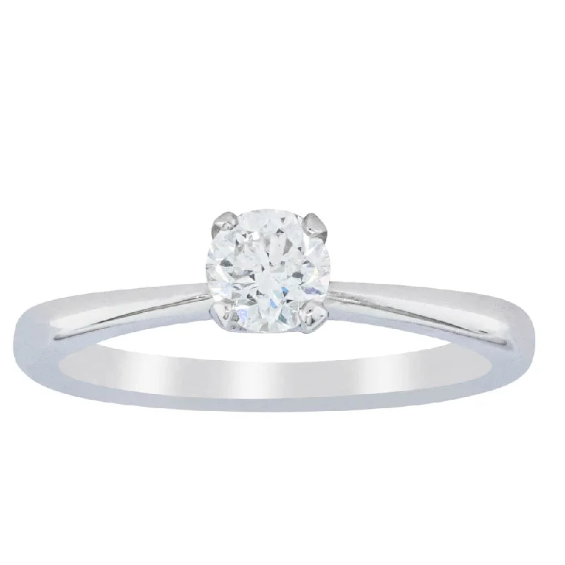 Big Discounts On Elegant Jewelry Collections Platinum .46ct Diamond Royale Ring