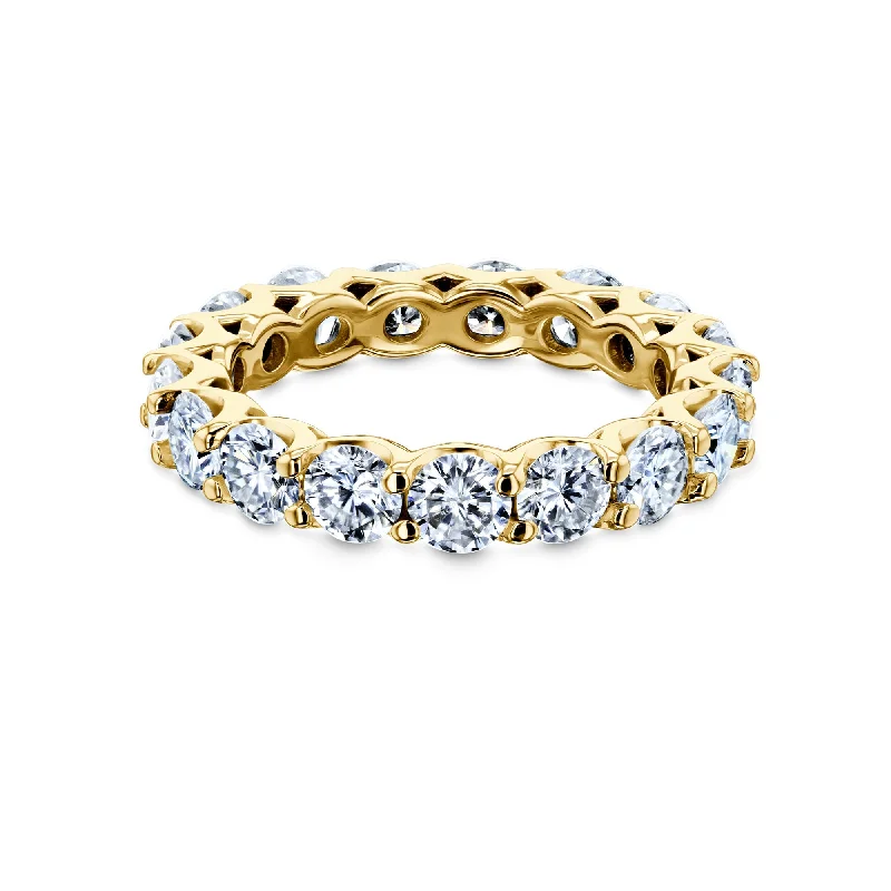 Exclusive Jewelry Sale – Shine For Less 3ct TDW Diamond Eternity Ring - Size 7.5 Only