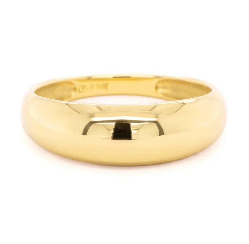 Buy More, Save More On Stunning Jewelry Pieces 18K Gold Tapered "Luna Bombe" Ring