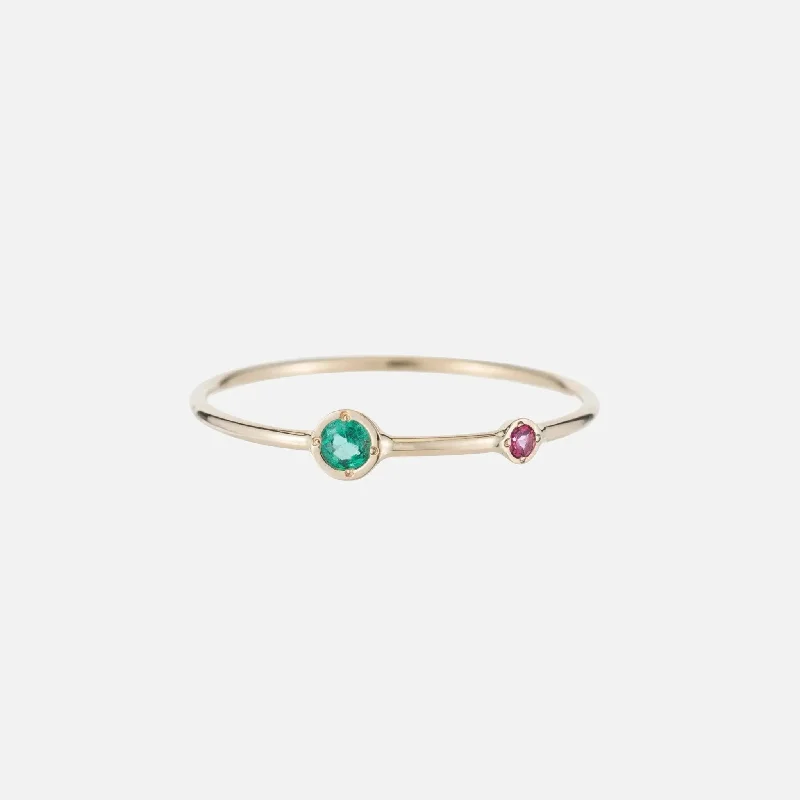 Adjustable Charm Bracelets For A Perfect Fit Double Birthstone Stacking Ring