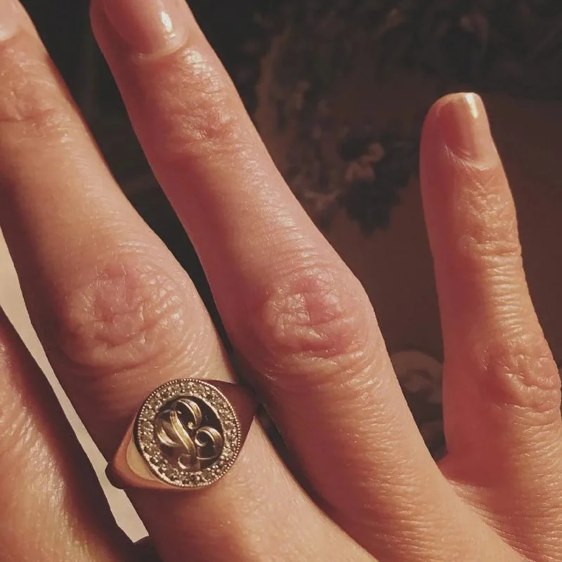 Elevate Your Outfit With Discounted Statement Jewelry Jumbo Signet Ring