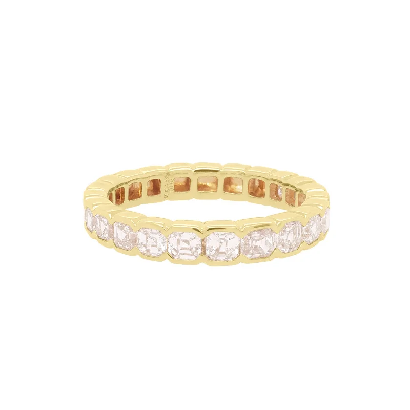 Accessorize For Less – Luxury Jewelry At Affordable Prices Asscher Half Bezel Diamond Ring | 2.5GMS 1.62CTW Accessorize For Less – Luxury Jewelry At Affordable Prices Asscher Half Bezel Diamond Ring | 2.5GMS 1.62CTW
