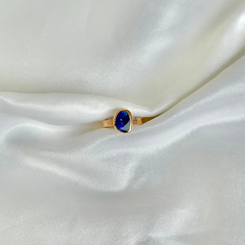 Exclusive Jewelry Discounts – Shop Now For Savings Australian Opal Doublet Ring 6.25 (Monstera)