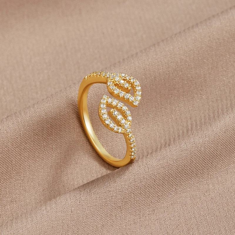 Premium Jewelry, Premium Discounts – Act Fast Avani Gold Leaf Wrap Ring