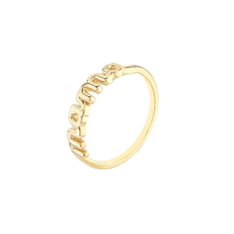 Dazzle In Elegance With Our Biggest Jewelry Sale CURSIVE MAMA RING
