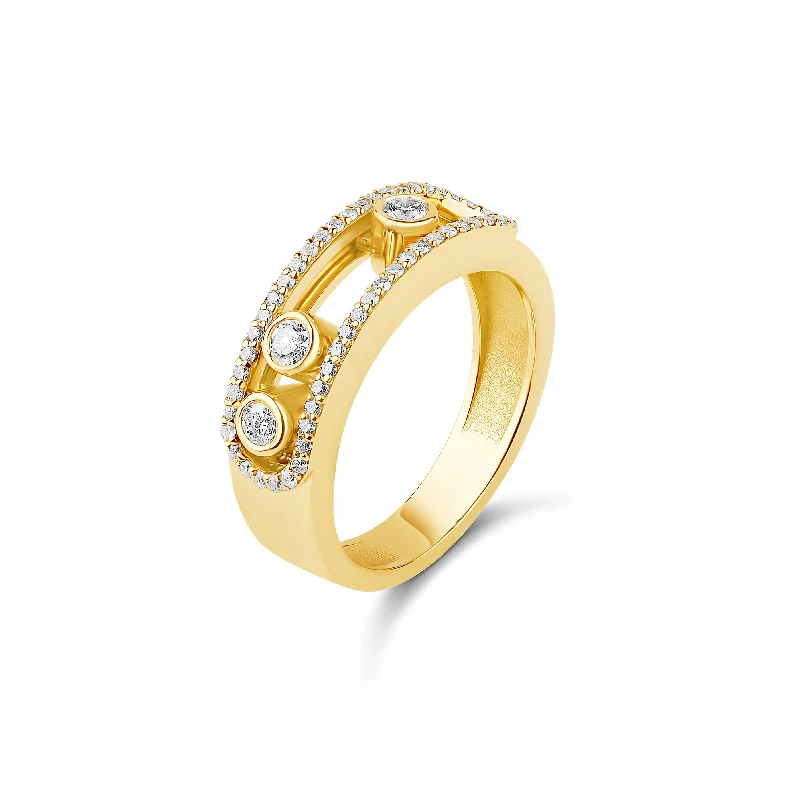 Shop Fine Jewelry With Exclusive Savings Diamond Slider Bezels Ring